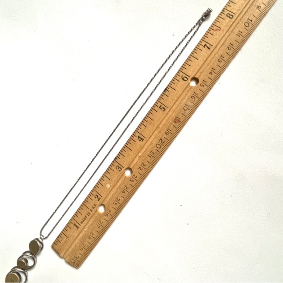 Elegant Gold and Silver Pendant Necklace by Elizabeth Garvin Designs - Picture 9 of 15